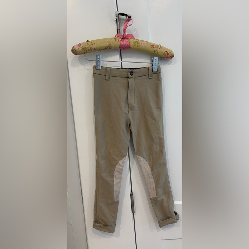 Devon- Aire Kids Tan Jodhpurs. Size 8